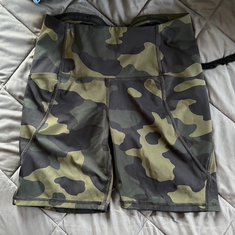 Camo Biker Shorts